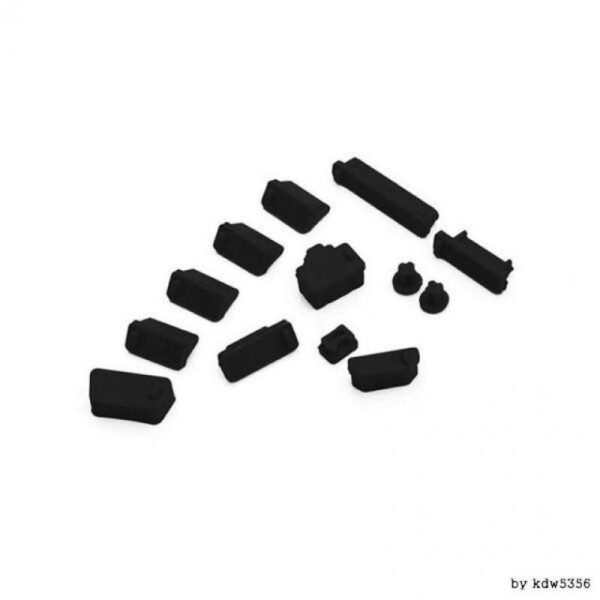 USB 마개 13 1세트 보호캡 노트북 PC 포트 먼지